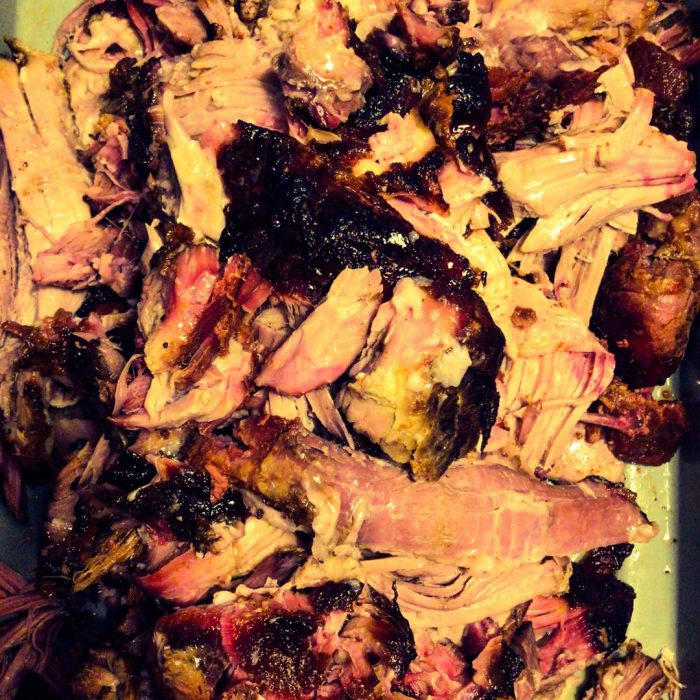 Pulled pork pour 4
