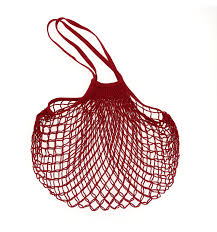 Filt Sac En Filet Rouge