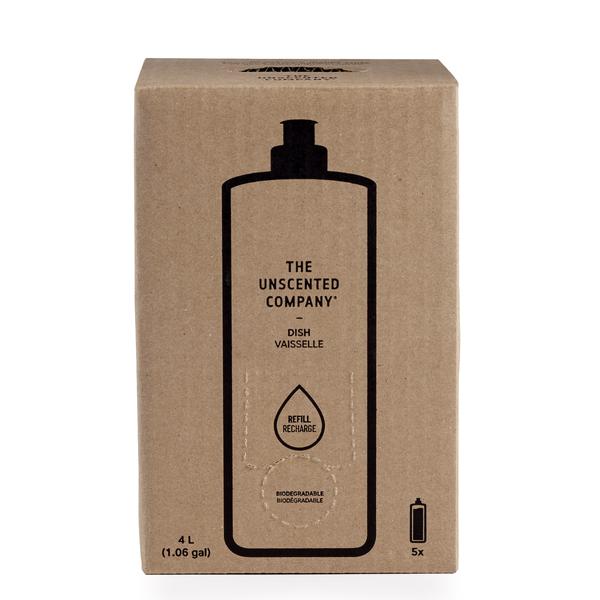 The Unscented Co. Savon à Vaisselle Recharge 4L