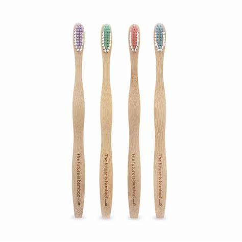 Le Futur Est Bambou Brosse A Dent Colorée