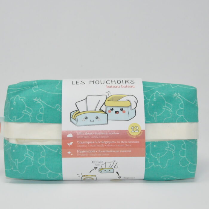 Bateau Bateau Boite Et Panier Kit 12 Mouchoirs