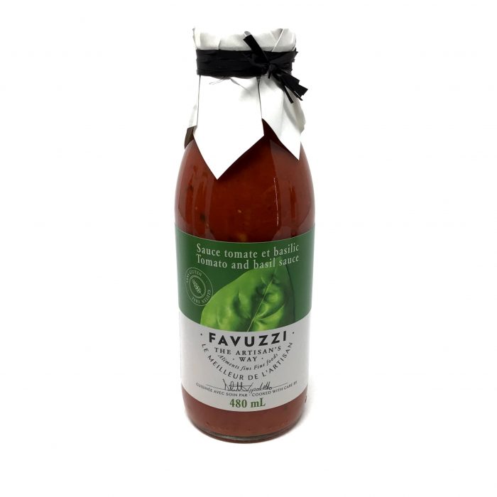 Sauce tomates et basilic Favuzzi
