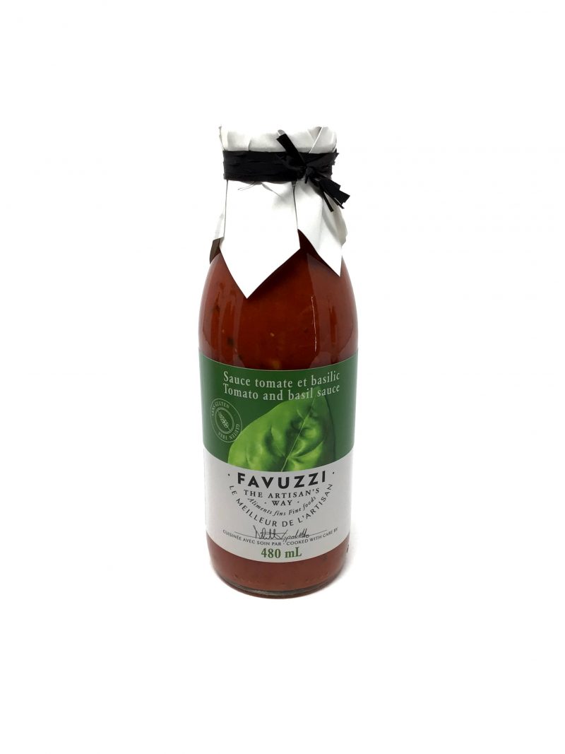 Sauce tomates et basilic Favuzzi