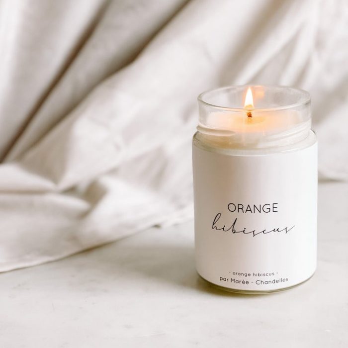 Marée Chandelles – Orange & Hibiscus